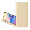 DUX DUCIS Samsung Note 10 DUX DUCIS SKIN PRO tok álló, bőr hatású FLIP, asztali tartó, ARANY