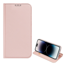 DUX DUCIS Skin Pro Apple iPhone 15 Pro Flip Tok - Rozéarany (GP-144812) tok és táska
