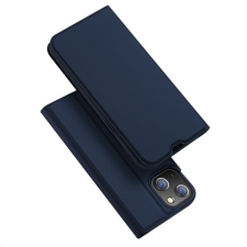 DUX DUCIS Skin Pro bőr könyvtok iPhone 13 Pro, kék tok és táska
