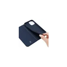 DUX DUCIS Skin Pro bőr könyvtok iPhone 13 Pro, kék tok és táska