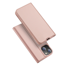 DUX DUCIS Skin Pro bőr könyvtok iPhone 14 Plus, rózsaszín tok és táska