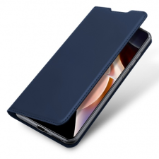 DUX DUCIS Skin Pro bőr könyvtok Poco M4 Pro 5G, kék tok és táska
