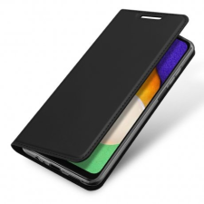 DUX DUCIS Skin Pro bőr könyvtok Samsung Galaxy A13 5G, fekete tok és táska