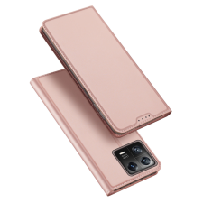 DUX DUCIS Skin Pro Case Xiaomi 13 Flip kártya pénztárca Stand Pink tok és táska