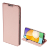 DUX DUCIS Skin Pro Samsung Galaxy A03s (SM-A037F) tok álló (Flip, oldalra nyíló, bankkártya tartó) rozéarany