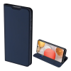 DUX DUCIS Skin Pro Samsung Galaxy A42 (SM-A425F) tok álló (Flip, oldalra nyíló, bankkártya tartó) sötétkék