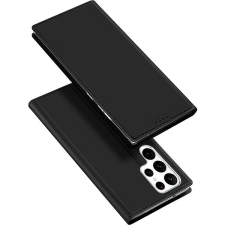 DUX DUCIS Skin Pro Samsung Galaxy S23 Ultra fekete flipes bőr tok tok és táska