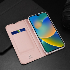 DUX DUCIS Skin Pro - Sima bőr tok Apple iPhone 14 Pro rózsaszínű tok és táska