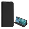 DUX DUCIS SKIN PRO tok álló, bőr hatású (FLIP, oldalra nyíló, bankkártya tartó, asztali tartó funkció) FEKETE [Honor Magic4 Pro] (5996591233260)