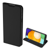DUX DUCIS SKIN PRO tok álló, bőr hatású (FLIP, oldalra nyíló, bankkártya tartó, asztali tartó funkció) FEKETE [Samsung Galaxy A03s (SM-A037F)] (5996591114989)