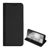 DUX DUCIS SKIN PRO tok álló, bőr hatású (FLIP, oldalra nyíló, bankkártya tartó, asztali tartó funkció) FEKETE Samsung Galaxy A14 5G (SM-A146), Samsung Galaxy A14 4G (SM-A145)