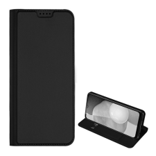 DUX DUCIS SKIN PRO tok álló, bőr hatású (FLIP, oldalra nyíló, bankkártya tartó, asztali tartó funkció) FEKETE Samsung Galaxy A14 5G (SM-A146), Samsung Galaxy A14 4G (SM-A145) tok és táska
