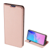 DUX DUCIS SKIN PRO tok álló, bőr hatású (FLIP, oldalra nyíló, bankkártya tartó, asztali tartó funkció) ROZÉARANY [Samsung Galaxy S20 Ultra 5G (SM-G988B)] (5996457928583)