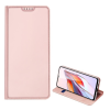 DUX DUCIS SKIN PRO tok álló, bőr hatású (FLIP, oldalra nyíló, bankkártya tartó, asztali tartó funkció) ROZÉARANY Xiaomi Redmi 12C