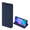 DUX DUCIS SKIN PRO tok álló, bőr hatású (FLIP, oldalra nyíló, bankkártya tartó, asztali tartó funkció) SÖTÉTKÉK Huawei P40 Lite E / Y7p