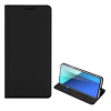 DUX DUCIS SKIN PRO tok álló, bőr hatású (FLIP, oldalra nyíló, kártyazseb, asztali tartó) FEKETE Xiaomi Redmi Note 13 4G