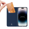 DUX DUCIS Skin Pro Wallet Case iPhone 15 Pro Max - kék tok