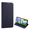 DUX DUCIS SKIN X2 tok álló, bőr hatású (FLIP, közepesen ütésálló, oldalra nyíló, asztali tartó, prémium) SÖTÉTKÉK Xiaomi Redmi Note 12 5G, Xiaomi Poco X5 5G