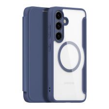 DUX DUCIS Skin X Pro tok Samsung S24+ mágneses gyűrű és patent - kék tok és táska