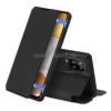 DUX DUCIS SKIN X tok álló, bőr hatású (FLIP, oldalra nyíló, asztali tartó, wireless) FEKETE (GP-107826)