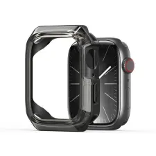  Dux Ducis Tamo Apple Watch 10 46mm tok, átlátszó-fekete okosóra kellék