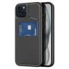 DUX DUCIS tel-szalk-19296952121 DUX DUCIS Rafi II Mag Apple iPhone 15 tok, MagSafe, bankkártya tartóval, fekete