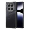 DUX DUCIS Xiaomi Redmi Note 14 Pro 4G aimo szilikon telefonvédő (ütésállóság, kameravédő, matt, hullám) fekete