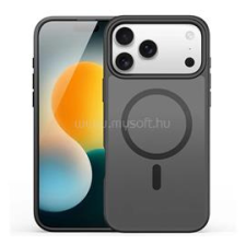 DUX DUCIS YIND szilikon telefonvédő (ütésállóság, kameravédő, matt, MagSafe) FEKETE (GP-173353) tok és táska