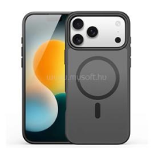 DUX DUCIS YIND szilikon telefonvédő (ütésállóság, kameravédő, matt, MagSafe) FEKETE (GP-173356) tok és táska