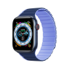 DuxDucis Apple Watch 42/ 44/ 45/ 49 mm DuxDucis Magnetic LD szilikon szíj, kék