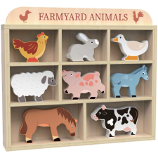 Dvěděti Farmyard Animals játékkészlet 3y+ 8 db készségfejlesztő