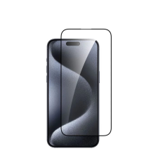 DVICED Silk Print Tempered Glass kijelzővédő applikátorral iPhone 15 Pro mobiltelefon kellék
