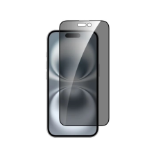 DVICED Tempered Glass Privacy Edge to Edge kijelzővédő applikátorral iPhone 16 mobiltelefon kellék