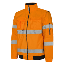 DYKENO AGINOLA fényvisszaverő kabát 2 az 1-ben, narancssárga 4XL munkaruha