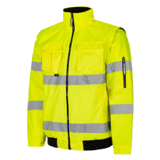 DYKENO AGINOLA fényvisszaverő kabát 2 az 1-ben, sárga L munkaruha