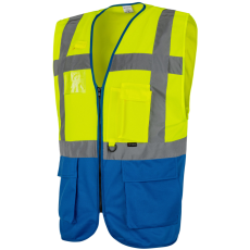DYKENO FORXIT láthatósági menedzsermellény, sárga 2XL