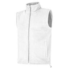 DYKENO Jada unisex polár mellény fehér 4XL