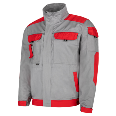 DYKENO PRIMO munkadzseki, szürke-piros 48