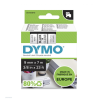 DYMO Betűnyomó kazetta gépi 9mmx7m Dymo fekete-átlátszó 40910
