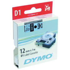 DYMO címke LM D1 alap 12mm fekete betű / kék alap etikett