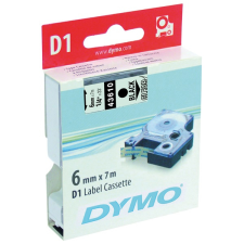 DYMO címke LM D1 alap 6mm fekete betű / víztiszta alap etikett