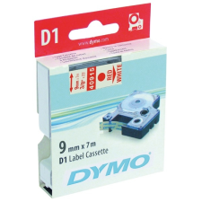 DYMO címke lm d1 alap, 9mm, piros betû / fehér alap etikett