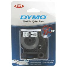 DYMO címke LM D1 nylon 19mm fekete betű / fehér alap etikett