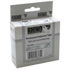 DYMO címke Rhino poliészter 12mm fehér információs címke