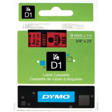 DYMO d1 9mmx7m fekete/piros feliratozógép szalag ndy0720720 nyomtató kellék