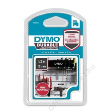 DYMO Feliratozógép szalag, 12 mm x 3 m, tartós, DYMO D1, fekete-fehér (GD1978365) tűzőgép