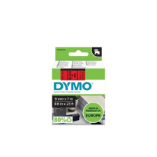 DYMO Feliratozógép szalag Dymo D1 S0720720/40917 9mmx7m, ORIGINAL, fekete/piros információs címke