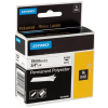 DYMO Feliratozógép szalag, tartós poliészter, 19 mm x 5,5 m, DYMO "Rhino", fehér-fekete