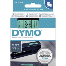 DYMO feliratozószalag D1, 9mm, zöld/fekete, S0720740 nyomtató kellék