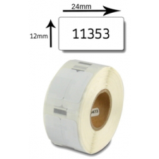 DYMO LW-11353 Dymo 11353 1000 db 12x24mm (13x25 mm) etikett címke szalag etikett